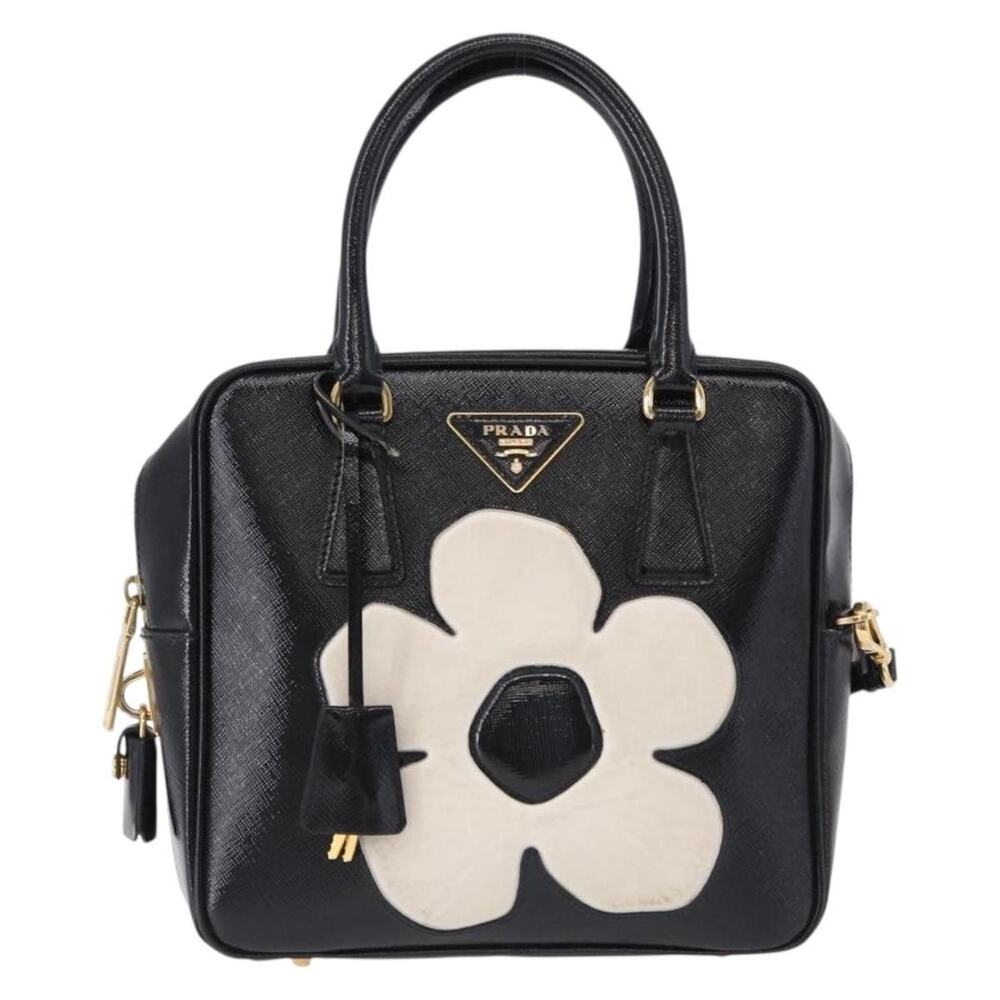 Prada Saffiano Galleria Handbag Black